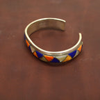 ZUNI ' ORLINDA NATEWA ' チャンネルインレイ Silver Bangle ...