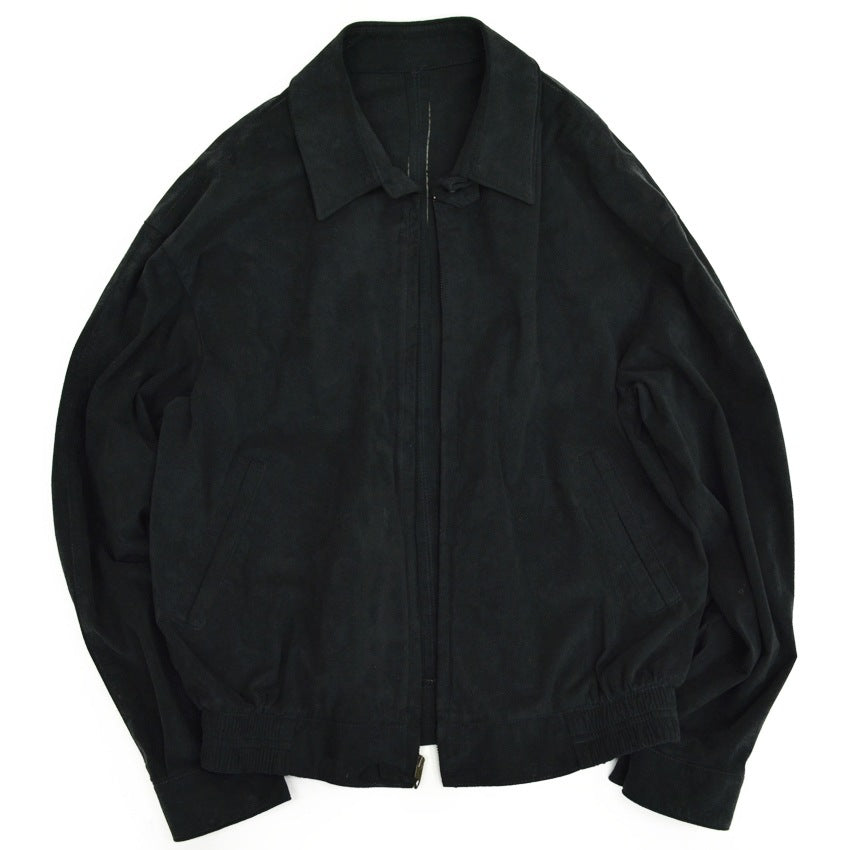 80's LAKELAND 'FACILE' Black Ultra Suede Jacket...