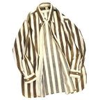 ~40's POWERS STRIPE LONG SLEEVE SHIRT'S... 151/2
