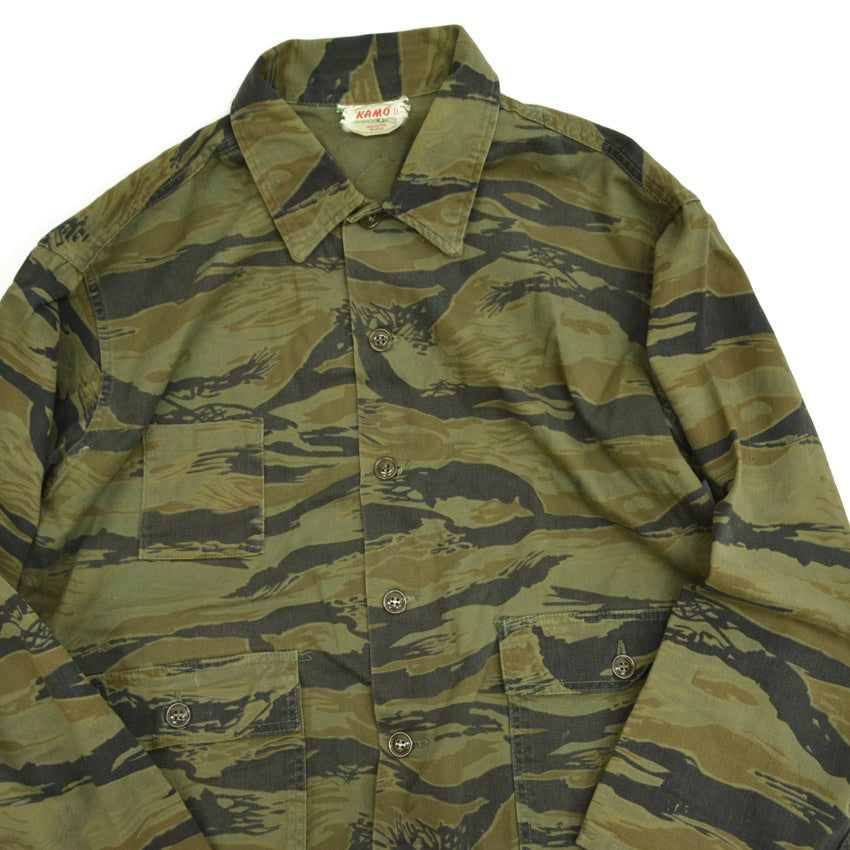 60s-era KAMO Tiger Stripe Jacket, Civilian Model...