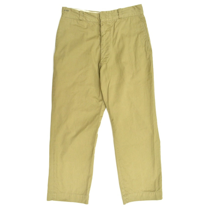 60's US ARMY Chino Trousers... W31 x L28