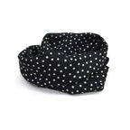 Old Polka Dots Black and White Scarf...