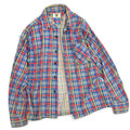 50's BLUEBELL Flannel Shirt with Vertical Bell Embroidery Tag and Print...