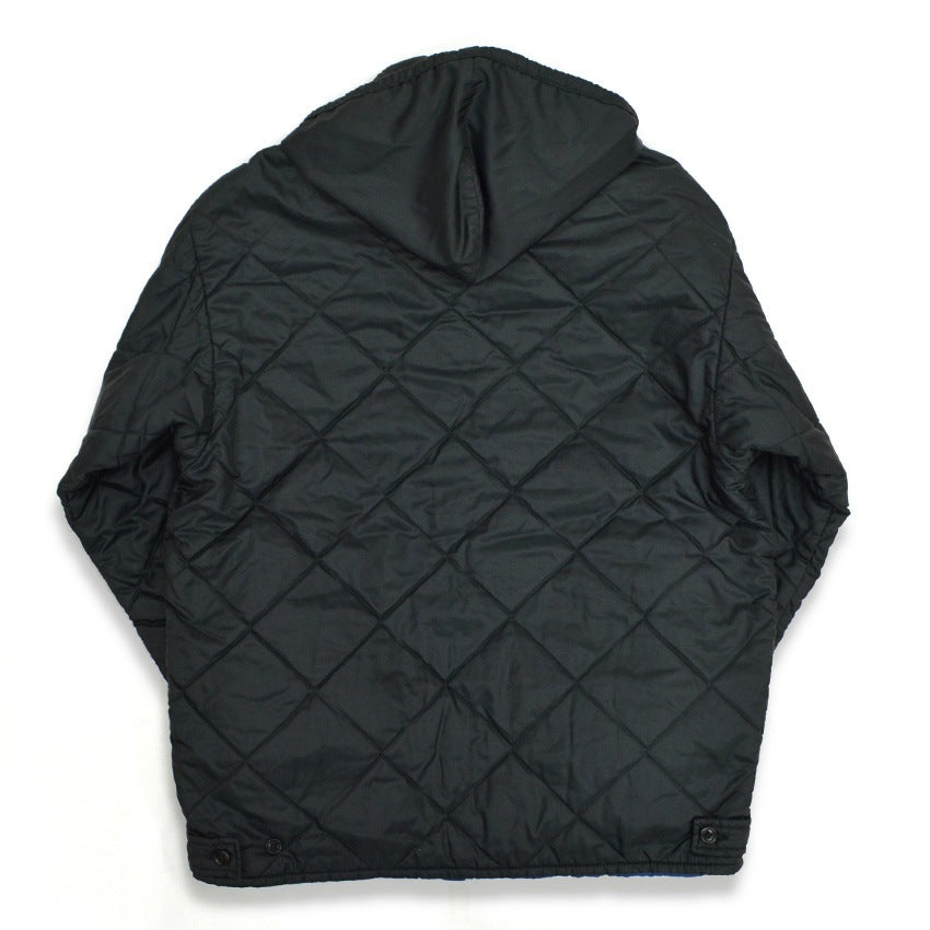 60's McGREGOR Quilted Reversible Jacket, Black... Size M