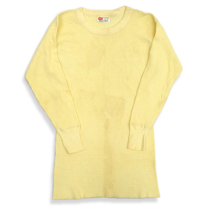 60's Deadstock Hanes 'Insul Knit' Thermal Shirt... XL