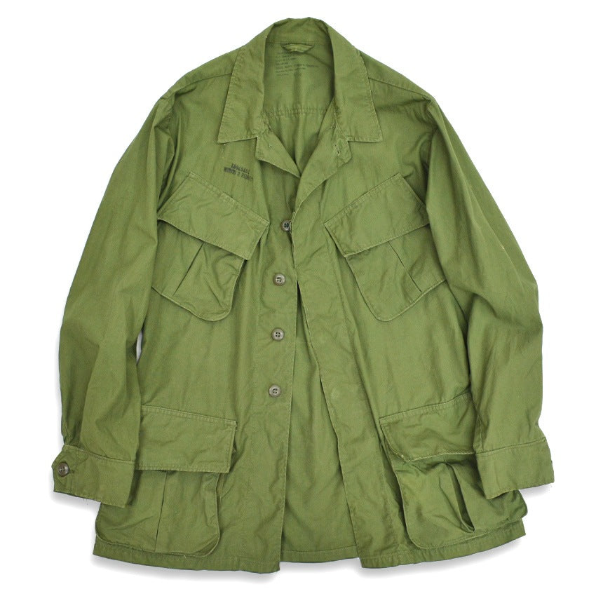 60's Stenciled US ARMY Jungle Fatigue 3RD Non-Ripstop ... SR