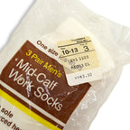 ~70's Deadstock JCPenney Mid-Calf Work Socks ... 3 Pairs
