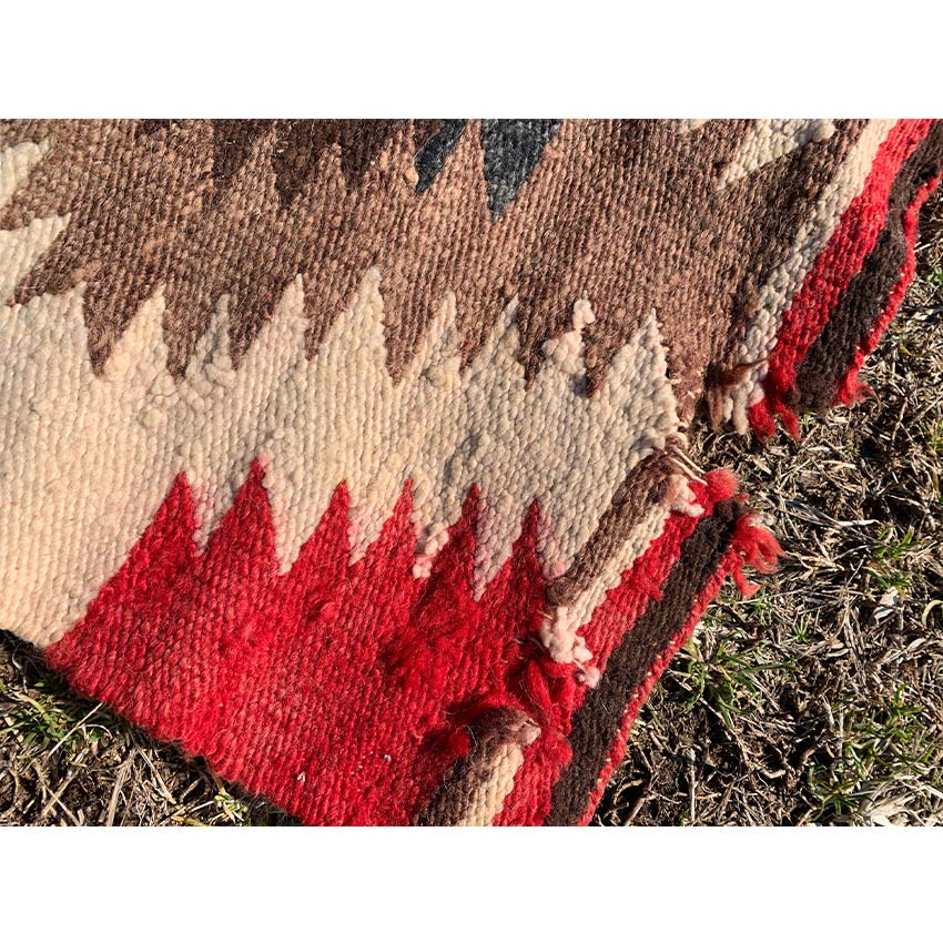circa 〜1930's Navajo Rug ' Eye dazzler ' ... 91cm×49cm