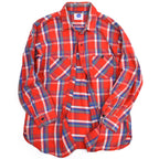~60's PILGRIM Flannel Shirt with Gusset... L