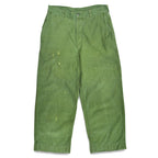 60's USMC P-58 UTILITY COTTON SATEEN TROUSERS... W33×L28