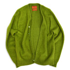 60's Sears Matcha Mohair Cardigan... M Mint
