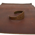 Circa 1930's~ Navajo Fred Harvey Style Copper Bangle...