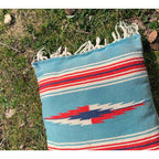 circa ~1970's CHIMAYO RUG CUSHION... 37cm×33cm