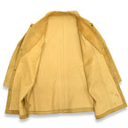 60s-style deerskin jacket with happi coat sleeves...
