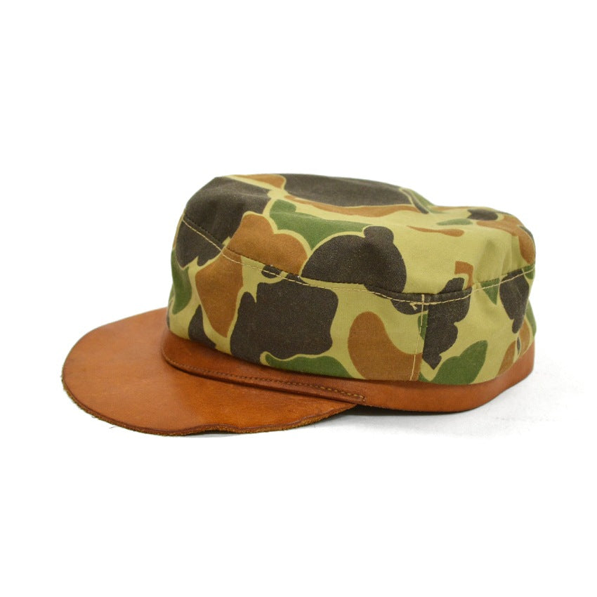 80's EARLY WINTERS Duck Hunter Camo Gore-Tex Cap ... L