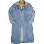 80's Levi's 'Oversized Patch' Denim Coat... S