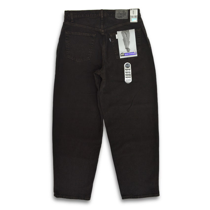 90's Deadstock Levi's silver Tab 'BAGGY' Black Denim Pants... 34×30