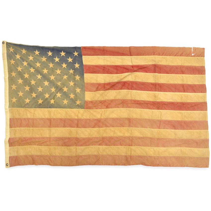 Vintage 50 Star American Flag All Cotton with Print Stars ... 86cm×147cm