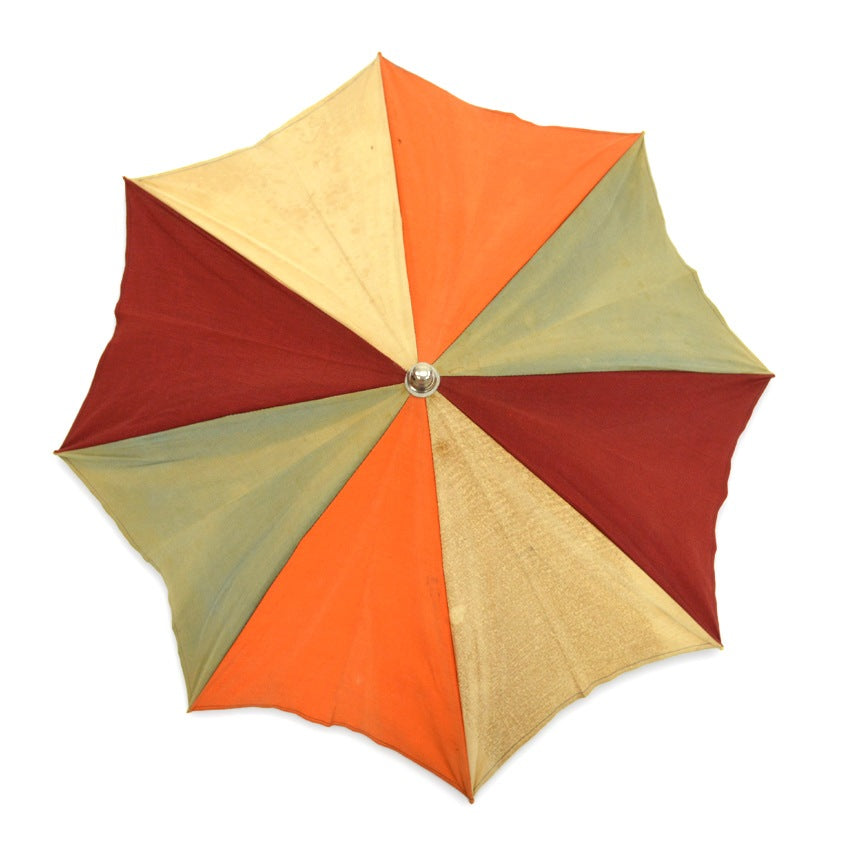 50's~ CRAZY PATTERN HEADBAND PARASOL Made in JAPAN... 2