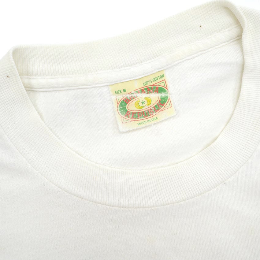 80's BANANA REPUBLIC Old Banana Republic Animal Print T-Shirt ... M