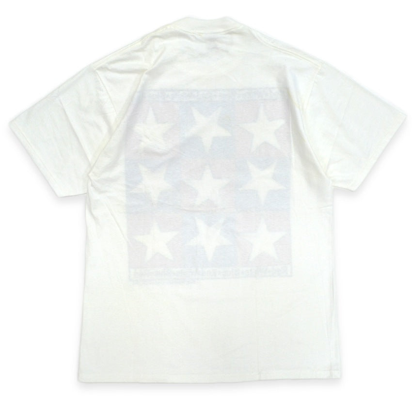 90's~ Deadstock juli Red White Blue Star T-shirt... L