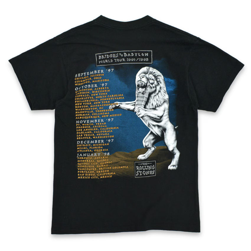 90's Anvil 'The Rolling Stones' BRIDGE TO BABYLON 97/98 T-shirt... L