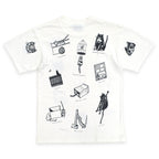 90's YOUR HEAD GOES HERE Cat Graphic T-Shirt ... L