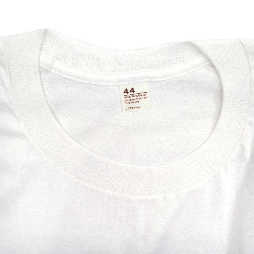 JC Penney Deadstock Plain T-Shirt White ... 44