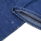~60's USNAVY DUNGAREES BLEACHED INDIGO DENIM TROUSERS...