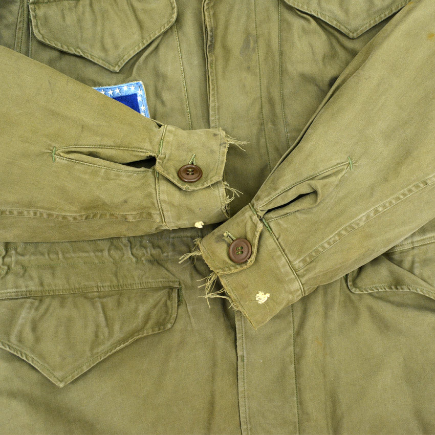 1940s USAF M-1943 WWII JACKET 'E SEMPRE L'ORA' Squadron AS IS ... 36R