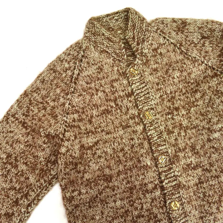 60's~ OLD HOMEMADE LONG SWEATER...
