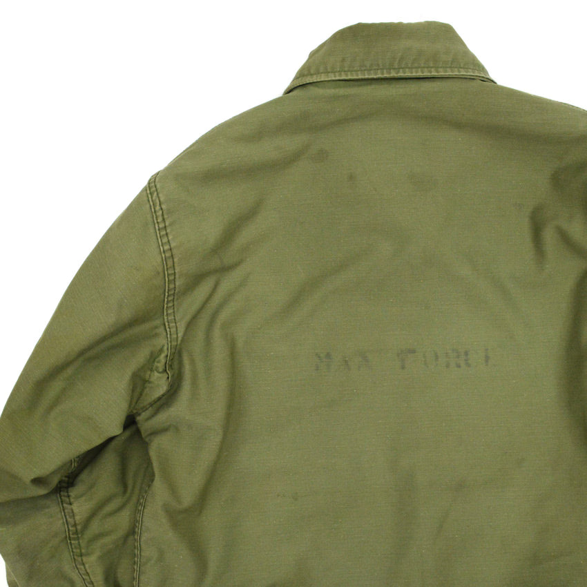 ~70's USARMY A-2 Deck Jacket with Stencil...S