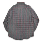 70's FIVE BROTHER CHECK FLANNEL SHIRT... M
