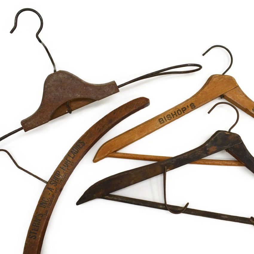 1920's〜1940's Old Hanger 4set 変形タイプあり ...