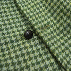 1950s- LL Bean Cursive Tag Houndstooth Unstructured Jacket... L