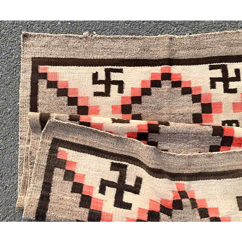 Circa 1930's Early Navajo Rug Whirling Logs Swastika 2 ...