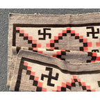 Circa 1930's Early Navajo Rug Whirling Logs Swastika 2 ...