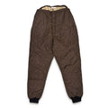 60's~ SEARS ROEBUCK Ted Williams Dark Brown Quilting Pants...