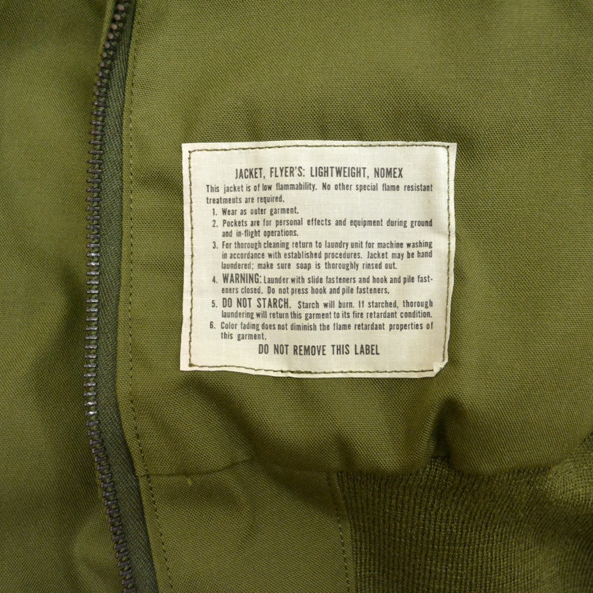 70's Deadstock USAF NOMEX Helicopter Crew Jacket ... MR