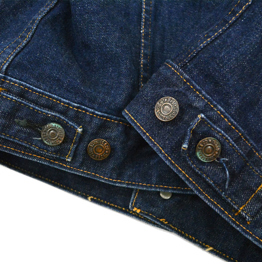 1960's LEVI'S 557 to 70505 DENIM JACKET Transition period... MINT