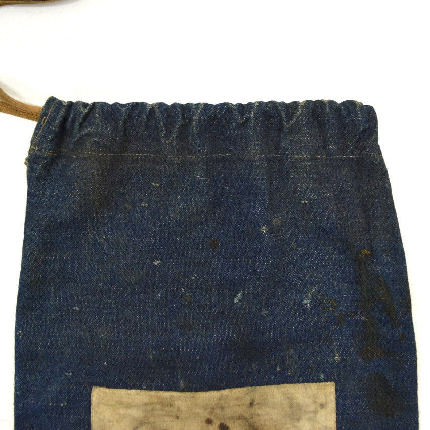 1910's WW1 ERA AMERICAN RED CROSS DENIM DITTY BAG...