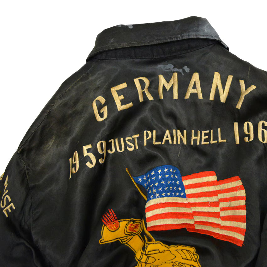 1950s Germany Tour Reversible Jacket Skull...
