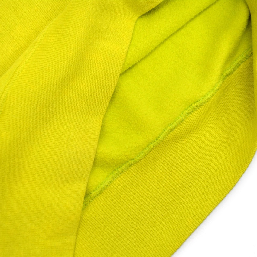 1990's Champion Reverse Weave Acid Green...XL