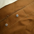 1970's DEADSTOCK CARHARTT BROWN DUCK DOUBLE KNEE OVERALL... W36 L28