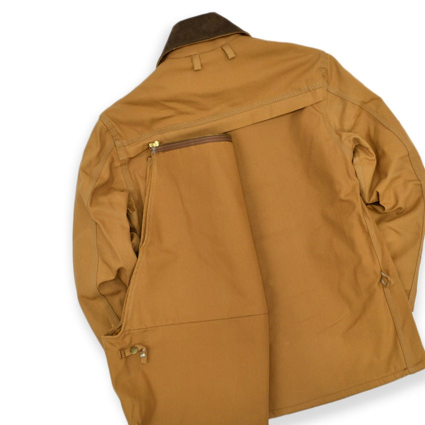 1970's~ DEADSTOCK CARHARTT BROWN DUCK HUNTING COAT...M