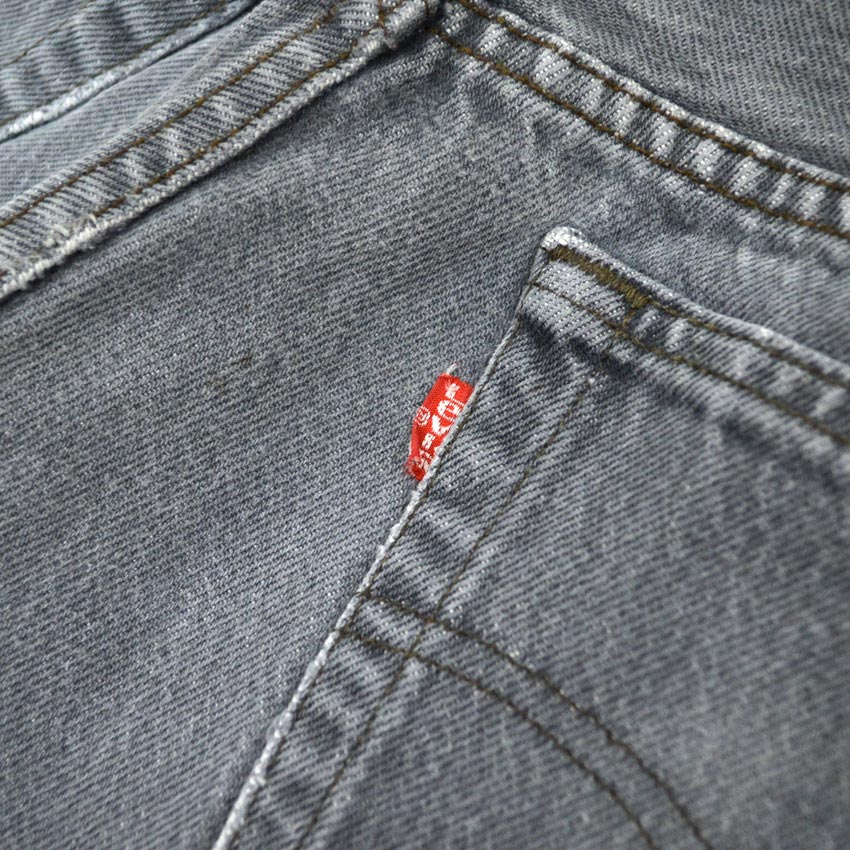 1980's Levi's 501 FADED BLACK DENIM PANTS... W32 L32