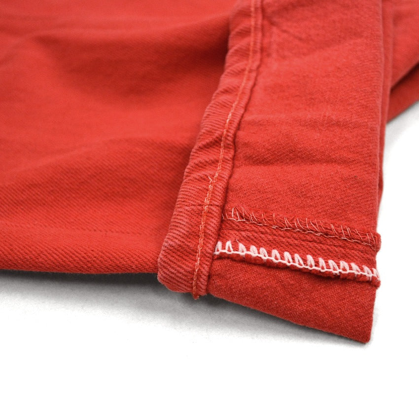 1980's Deadstock Levi's 501 Red dyed Denim pants... W32 L32