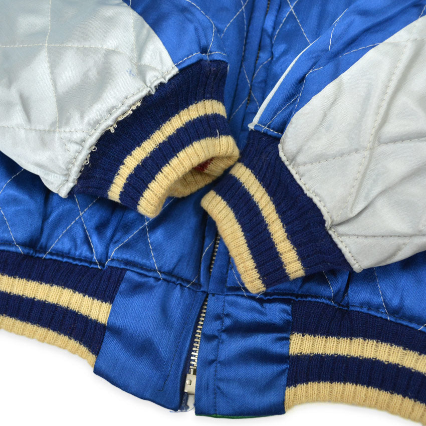 1950s JAPAN SOUVENIR JACKET (Sukajan) with Tiger Face and TTS Zipper...