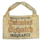 1940's~ Columbus Dispatch INSURANCE NEWS PAPER BAG...