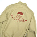 1950's PENNEY'S BIGMAC US SMOKE JUMPERS STENCIL POPLIN SHIRT ... M